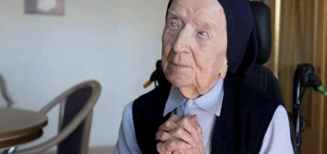 French nun Andre named the world's oldest person | Abouna