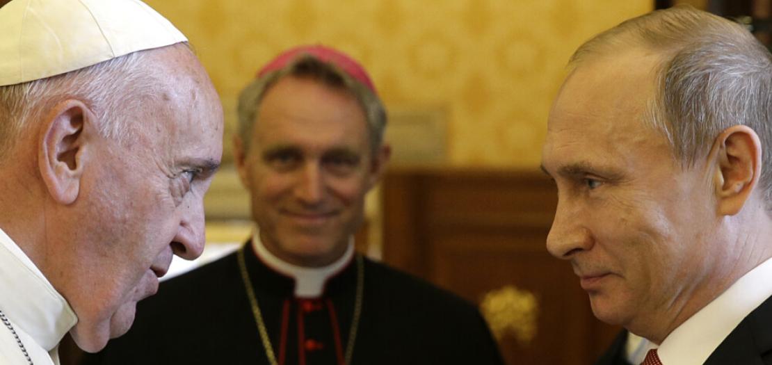 Pope Francis 'I am ready to meet Putin in Moscow' Abouna