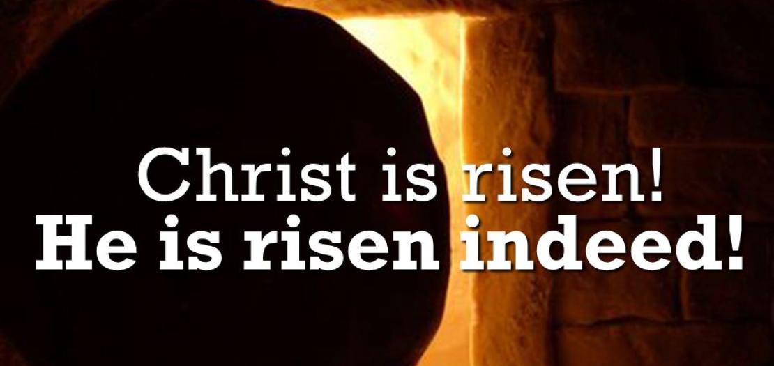 christ is risen he is risen indeed
