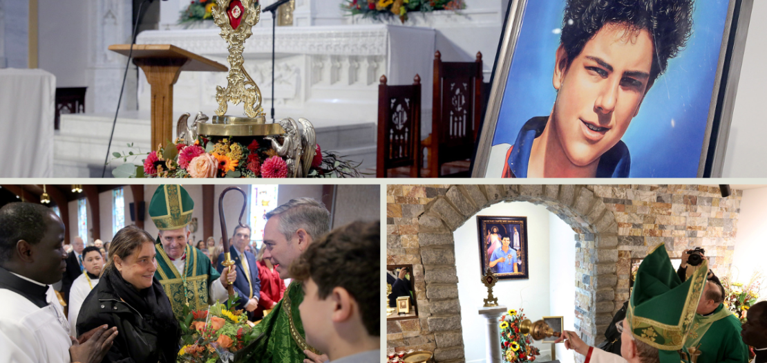 Blessed Carlo Acutis’ Mother Places His First-classrelic In New ...