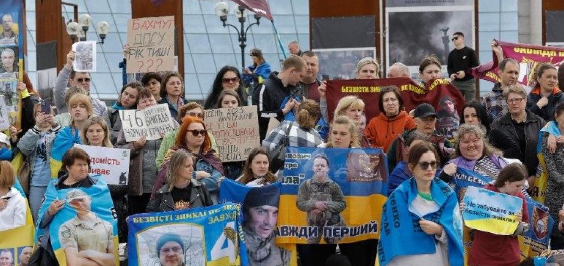 Rally in Kyiv calls for return of Ukrainian prisoners of war  