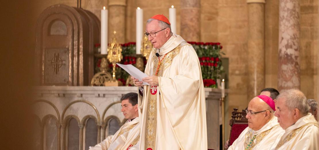 Vatican Secretary of State Cardinal Parolin visits Lebanon to see the Sovereign Order of Malta’s charitable activities in the country.