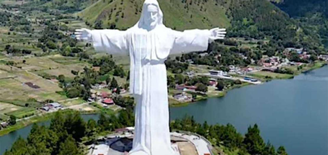 The Jesus Christ the Saviour statue in North Sumatra, Indonesia (UCA News)