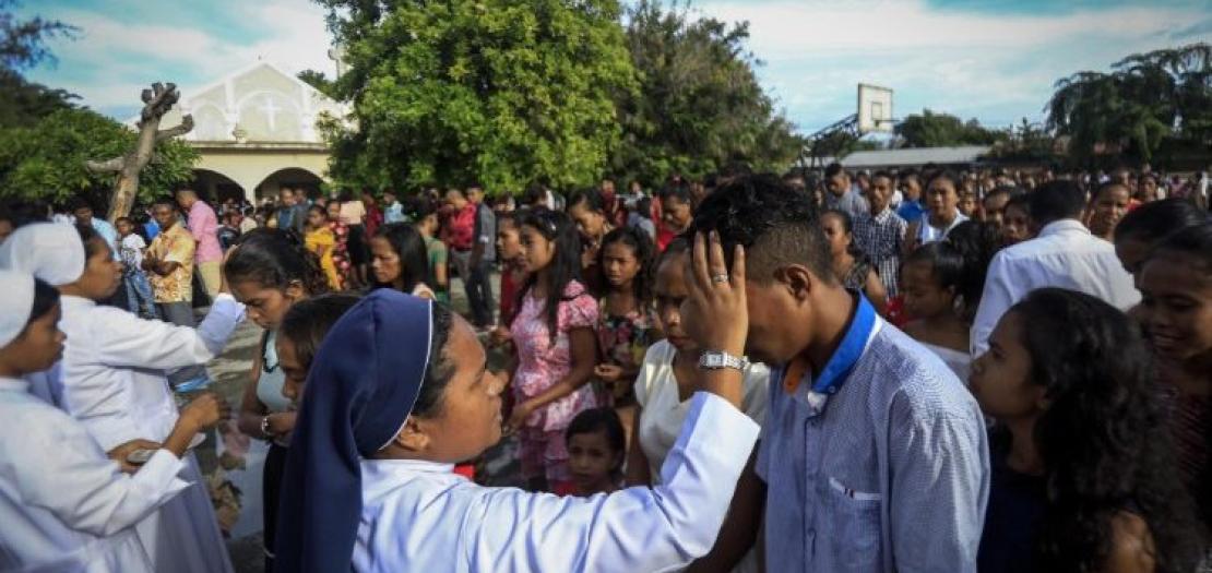 Ash Wednesday in Timor-Leste 