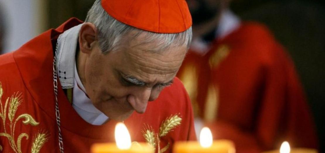 Cardinal Matteo Zuppi celebrates Mass in Moscow on June 29, 2023