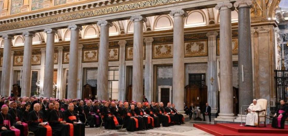 Pope Francis leads rosary for peace in Santa Maria Maggiore