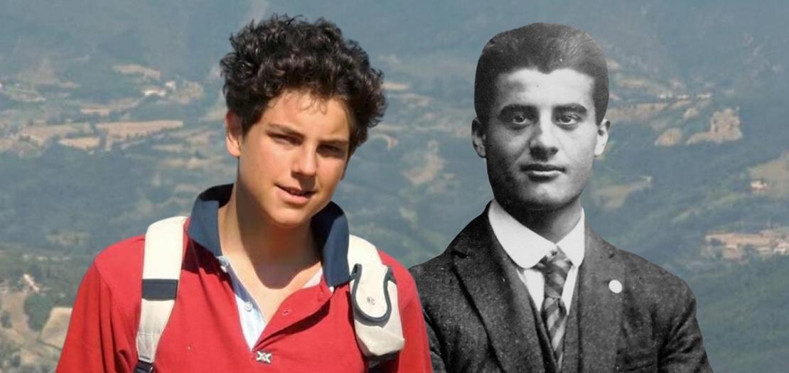 Photo collage: (left) Blessed Carlo Acutis / (right) Blessed Pier Giorgio Frassati; file photos.