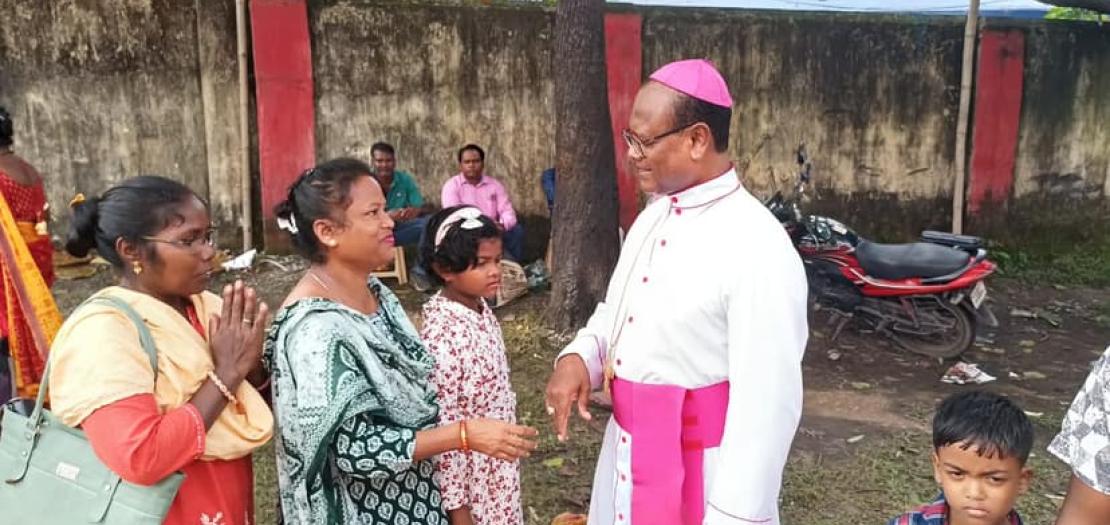 Archbishop Vincent Aind of Ranchi in India