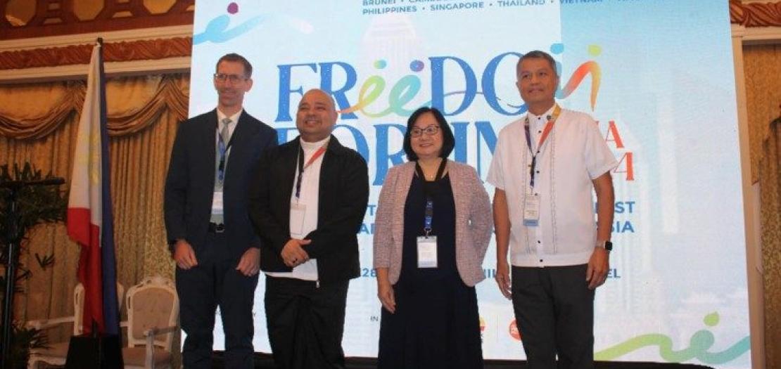 Faith leaders and advocates gather at the Southeast Asian Interfaith Summit in Manila. Photo supplied 