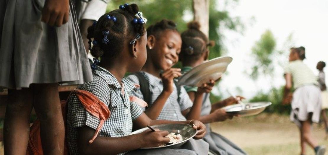 Mary's Meals provides meals for school children around the world, including in Haiti