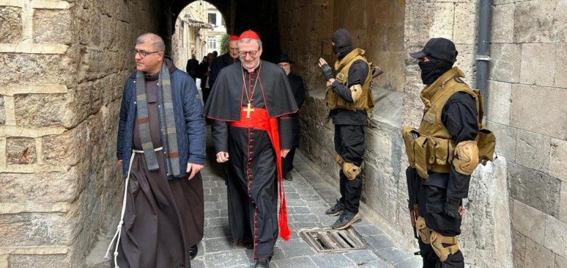 Cardinal Gugerotti visits the Old City of Aleppo 