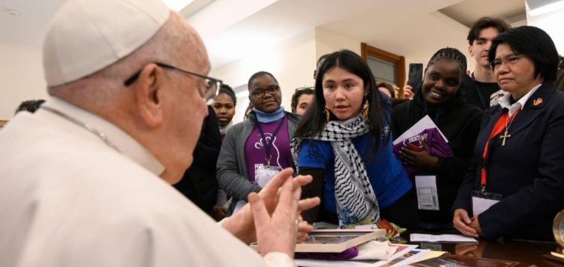 Pope Francis meets with members of the "Talitha Kum" network on Friday, February 7  