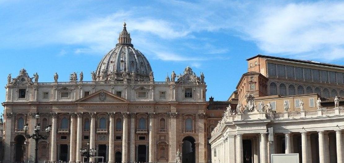 A view of St. Peter's Basilica in the Vatican 