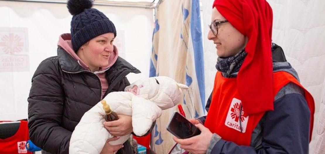 Caritas Poland has provided extensive assistance to victims of the war in Ukraine 