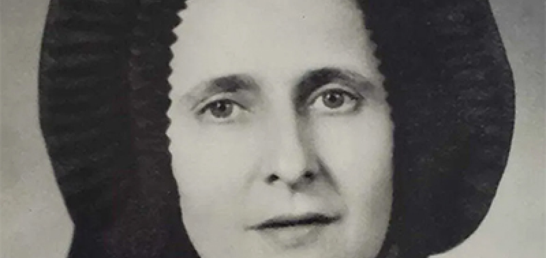 Sister Inah as a young woman