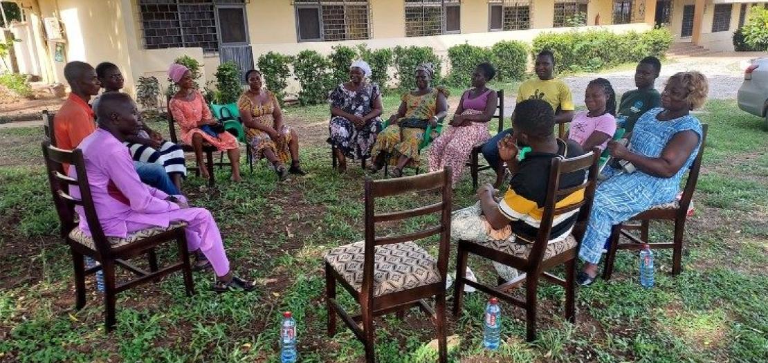 Members of "Hope for Life" meeting in Accra, Ghana 