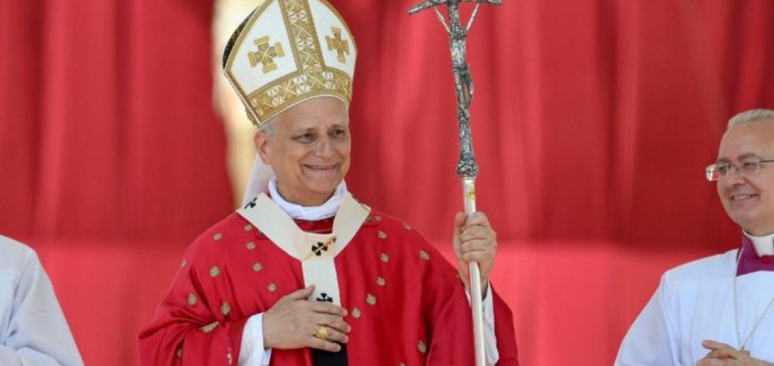 Pope Leo XIV leads the Regina Caeli prayer in St. Peter's Square at the Vatican on the Solemnity of Pentecost