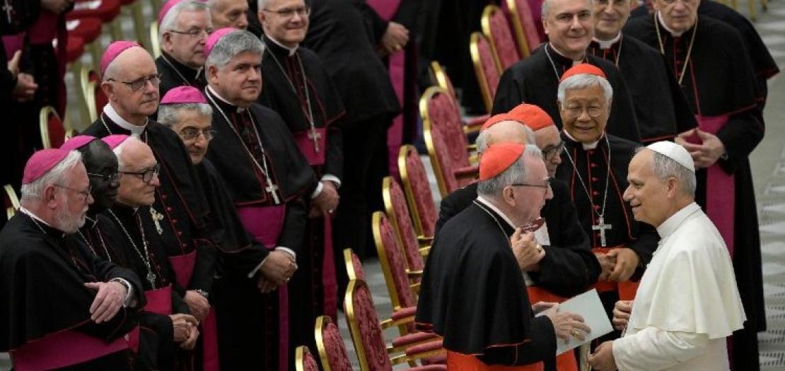Il Papa in Aula Paolo VI per il Giubileo della Santa Sede