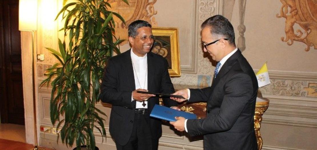 Cardinal Koovakad on the occasion of the signing of the Memorandum with Azerbaijan 