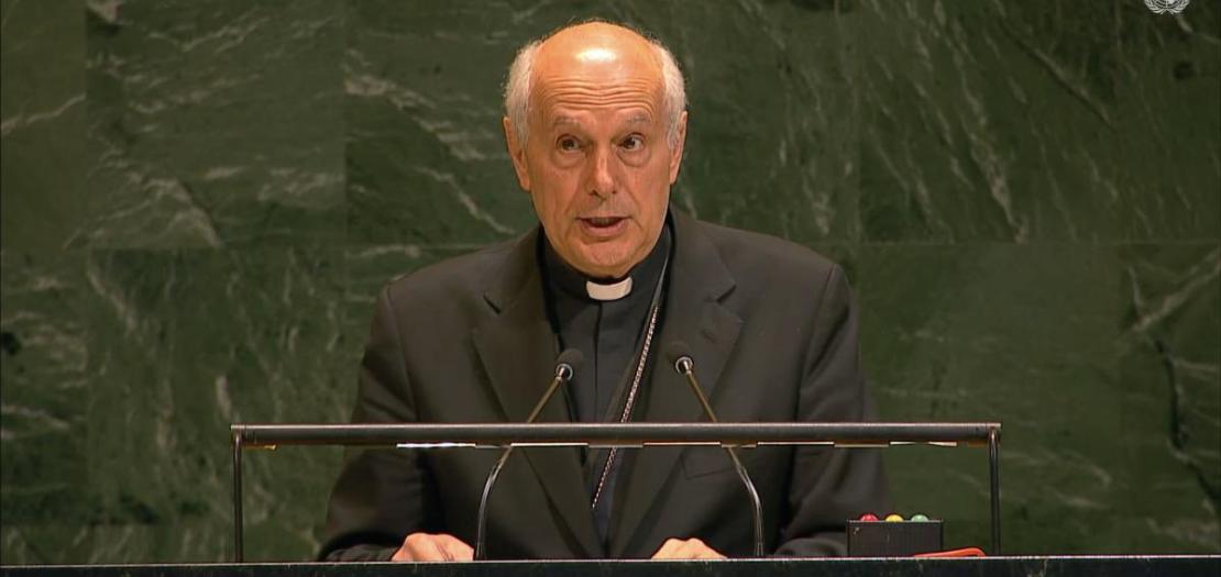 Archbishop Gabriele Caccia, the Holy See’s permanent observer to the United Nations in New York