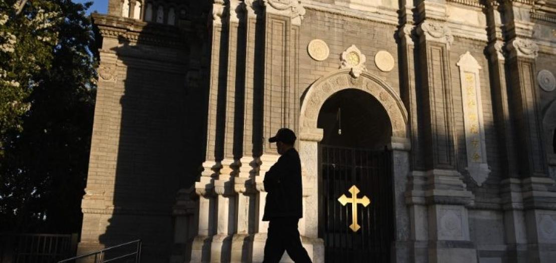 File image of a church in China  
