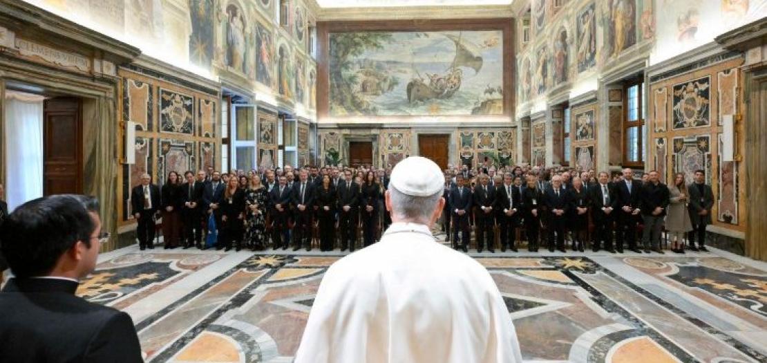 Pope Leo XIV receives participants in the Seminar on Ethics in Health Management 