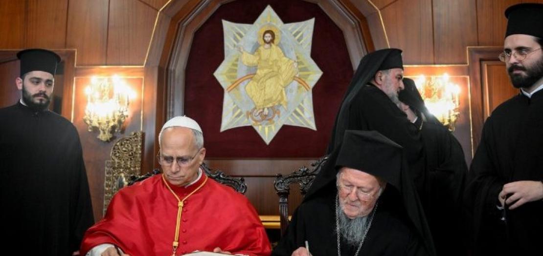 Pope Leo XIV and Ecumenical Patriarch Bartholomew I sign Joint Declaration