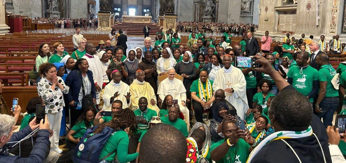 Pope Leo at Mass in St. Peter’s Basilica on the occasion of the 62nd Africa Day