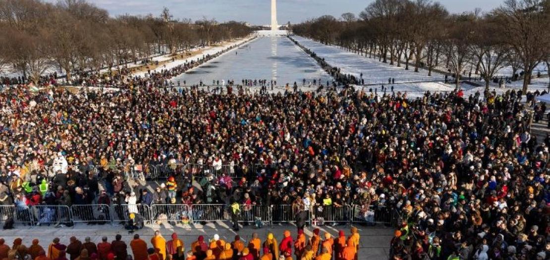March for peace in Washington DC  