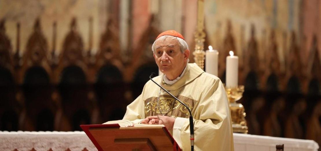 Cardinal Zuppi presides over the Mass for peace in Ukraine and the world in Assisi