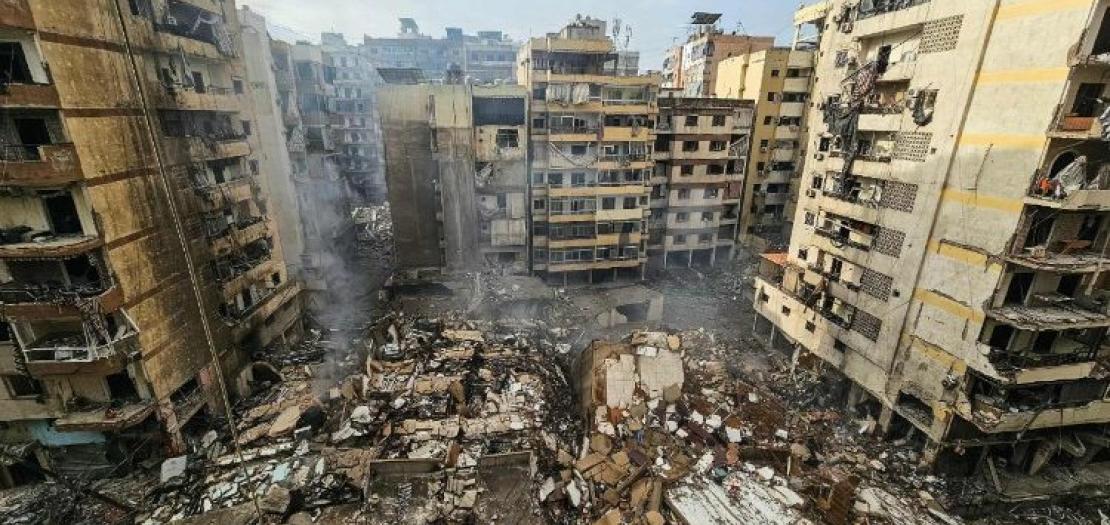Beirut, one of the neighborhoods hit by Israeli airstrikes 