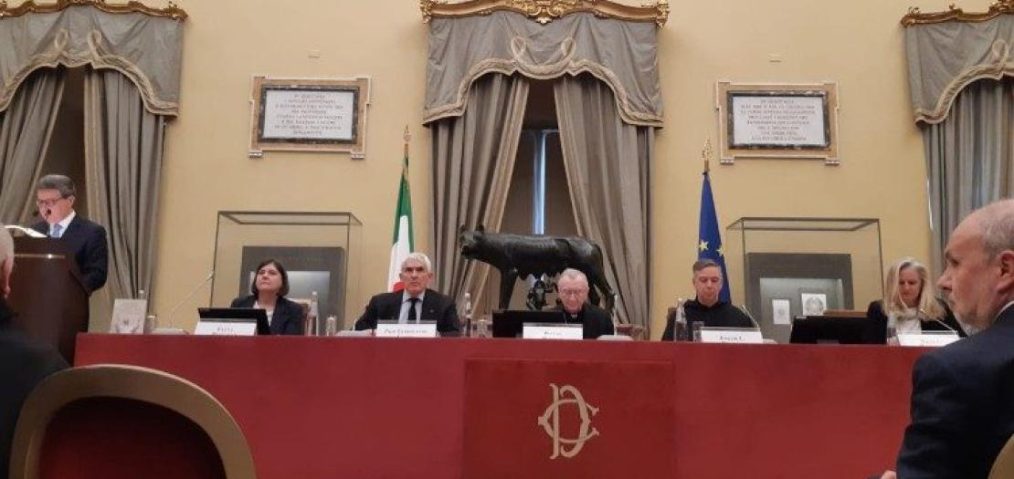 Cardinal Parolin at a book presentation in Rome 