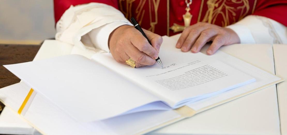 The signing of the agreement