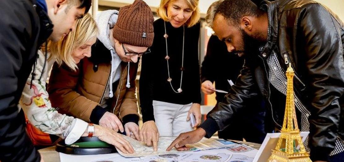An activity held at the Maison Bakhita