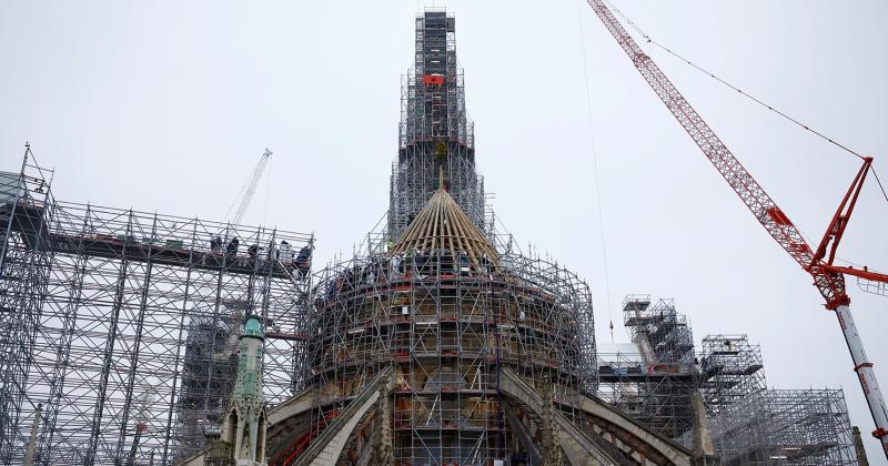 Notre Dame roof reconstruction: Jubilant time celebrating a milestone ...